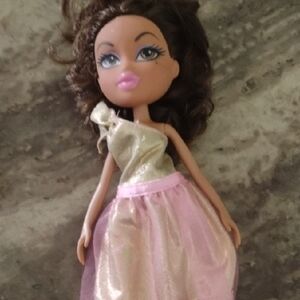 Stylish Fashion Doll with Pink Dress